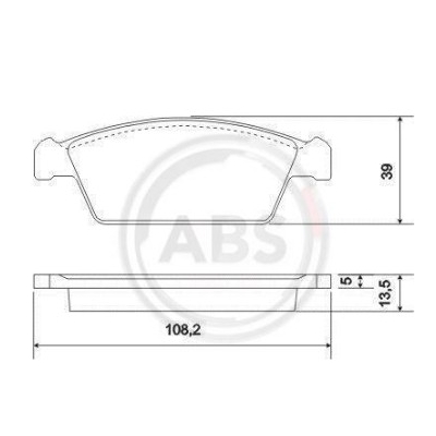 Klocek hamulcowy kpl rl644281